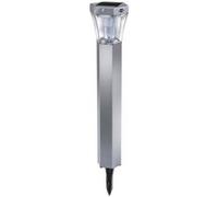 Brennenstuhl 1170790 Balise de Jardin LED Solaire SOL FL 13007 Aluminium/Plastique Argenté