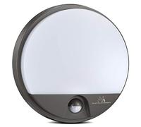 Maclean Applique murale LED MCE291 GR détecteur de mouvement infrarouge 15W 1100 lm IP54 Gris