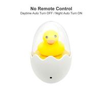 Lampe LED avec télécommande en forme de canard jaune, luminaire décoratif d'intérieur, idéal pour une chambre d'enfant, AC 220V, prise ue