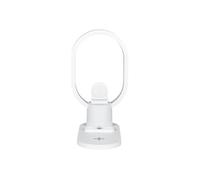 Lampe LED Blanche en Anneau avec Station de Charge 3-en-1 Intégrée -