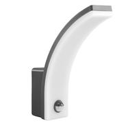 Maclean Applique LED MCE512 – détecteur de mouvement PIR, 20W, 2000 lm, IP65, 4000K – Gris