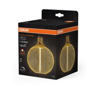 Lampe LED décorative à filament paille, globe 125 4058075840164