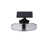 Lampe LED dernière génération solaire détecteur de mouvements et de luminosité 120 Lumens - - ALTOBUY Noir
