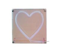 Lampe led effet neon décorative acrylique coeur multicolore avec port USB - - ALTOBUY Multicolore G