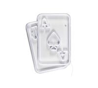 Lampe led effet néon mural carte de jeu avec port USB - - ALTOBUY Bleu G