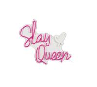 Lampe led effet néon mural slay queen sur port USB - -