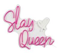 Lampe led effet néon mural slay queen sur port USB - - ALTOBUY Rose G
