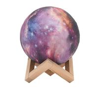 Lampe Led En Forme De Lune Imprimée En 3d, 16 Couleurs, Télécommande, Chargeur Usb, Luminaire Décoratif D'Intérieur, Idéal Comme Cadeau Pour Enfant