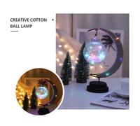 Lampe Led En Forme De Lune, Sepak Takraw, En Rotin, Corde De Chanvre Faite À La Main, En Fer Forgé, Luminaire Décoratif Romantique, Idéal Pour Un Bureau