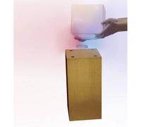 Lampe led en lévitation en bois clair megapolite - sans abat-jour