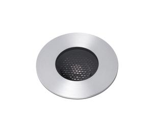 Lampe LED encastrée GRUND 36° 3000K IP67 nickel mat