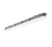 Lampe LED étanche à l'humidité 60cm Diffuseur IP65 Lampe LED, étanche, gris blanc laiteux, 18W 2160Lm 4000K, LxlxH 60x7,8x7,2cm