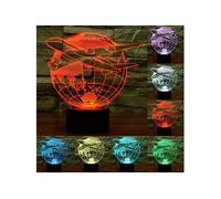 Lampe LED Forme Avion Envolez Vous Luminaire Illusion 3D 7 Couleurs Tactile