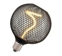Lampe LED Globe - OSRAM - Filament Spirale - 3,5 W - 130 lm - 1800K - Noir Transparent