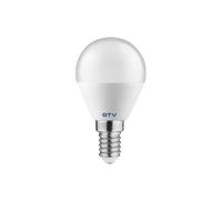 Lampe LED GTV bougie E14 4000K blanc neutre, lumineuse - sans scintillement, durable - pour éclairage intérieur cuisine, chambre et salon