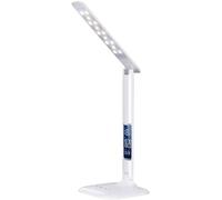 Lampe LED, lampe de bureau, à intensité variable avec écran, 6W, choix de la température de couleur, blanc brillant