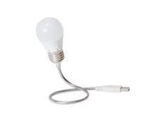Lampe LED LogiLink UA0220 USB 1,75W blanc pour bureau avec base plastique 50x50mm hauteur 100mm 5V