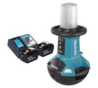 Lampe LED Makita DML 810 Z 18 / 36 V (2 x 18 V) 5500 lm IP54 + 2 batteries 9,0 Ah + chargeur