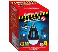 Barriere a insectes lampe led nomade anti-moustiques 2 en 1 G