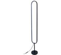 Lampe LED Ovale sur Pied H120cm Eclairage Blanc Chaud - Altobuy Noir G