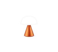 Lexon MINA M Lampe LED à poser sans fil rechargeable, de chevet ou bureau, à variateur d'intensité, jusqu'à 12h d'autonomie - Orange