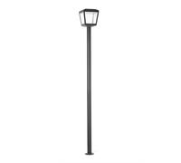 Lampe LED pour mât DATNA 18W 3000K IP54 gris foncé
