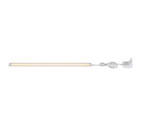 Lampe LED pour meuble lumineux en saillie pour meuble de cuisine, lampe d'armoire, câble 1,5 m, 5 W 430 Lm blanc chaud, L 50 cm