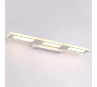 Lampe LED pour Miroir de Salle de Bain, lumière Frontale Simple, à la Mode, Applique Murale pour Chambre à Coucher, Coiffeuse, lumière carrée Blanche, pour Miroir de Salle de Bain