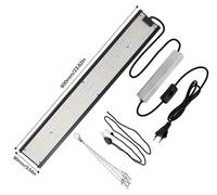 Lampe LED pour plantes - Quantum Board - 85 W LM281B - 110–240 V, prise européenne - Boîtier en aluminium - Pour serre et culture hydroponique
