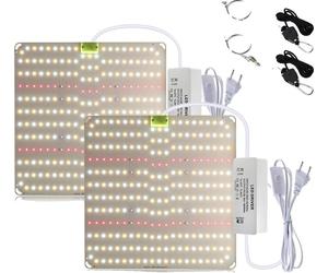 Lampe LED pour plantes, spectre complet, dimmable, set de 2 pièces