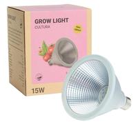 Lampe LED pour plantes Venso EcoSolutions à spectre complet, lampe LED Cultura E27 15 W 60°, lampe de croissance pour les plantes telles que les herbes aromatiques, les légumes et les plantes à fleurs