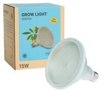 Lampe LED pour plantes Venso EcoSolutions GrowLight Winter E27 15 W 140°, lampe LED à spectre complet Venso EcoSolutions pour l'hivernage, ampoule LED à spectre complet, ampoule LED, ampoule LED à spe