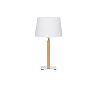 Lampe led Quatro - Blanc/bois -