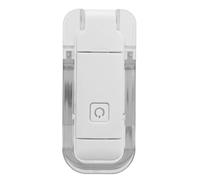 Lampe LED Rechargeable par USB, 3 niveaux de luminosité, lumière blanche chaude, lampe de lecture Portable à clipser pour la lecture de nuit (Blanche)