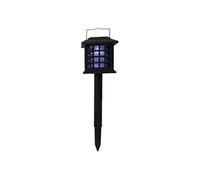Lampe LED Solaire Anti-Moustiques Noire à Suspendre ou à Planter - GILLUS