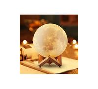Lampe Lune 3d Tactile lune Lumière avec interrupteur 15cm