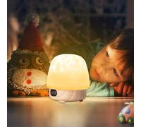 Lampe Lunie Vague Océanique | Lampe Champignon Lunie | 3 Modes D'Éclairage, Projecteur Vague Océanique Veilleuse Champignon Avec Haut-Parleur Et Minuteur | Lumière LED 16 Couleurs Avec Télécommande