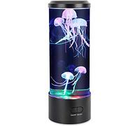 Lampe méduse lampe à lave lampe d'aquarium lampe à changement de couleur méduse aquarium lampe d'ambiance lampes à lave pour enfants chambre cadeau d'anniversaire chambre bureau décoration-L