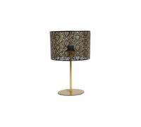 Lampe métal Corazon noire et dorée - Ostaria