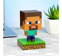 Lobcede.be Minecraft Steve Icon Light BDP, Super Bright Lamp for Minecraft Fans and Gamers, 11 cm Tall Powered by 2X AAA Batteries PP6594MCF