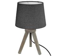 Lampe mini trépied gris H31cm - Atmosphera Créateur d'intérieur