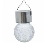 Lampe multicolore solaire inox à suspendre ProGarden