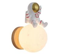 Lampe Murale Créative D'Astronaute avec Impression 3D, Abat-Jour LED, Applique Murale pour Chambre à Coucher, Chevet, Chambre D'Enfant, Applique