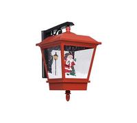vidaXL Lampe murale de Noël lumières LED et Père Noël Rouge 40x27x45cm