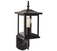 Lampe Murale d'Extérieur Moderne en Métal Fer Verre Applique Noir Andam