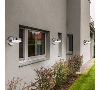 Lampe Murale Extérieur Haustürlampe Terrassenleuchte Argent Inox Feu Avant 3x