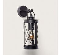 Ledkia lampe murale extérieure Gedja - Noir