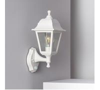 LEDKIA LIGHTING - Lampe Murale Extérieure avec Détecteur PIR | E27 | Résistant aux Éclaboussures IP44 | Installation Facile | Polypropylène, Blanc, Utilisation Intérieure/Extérieure