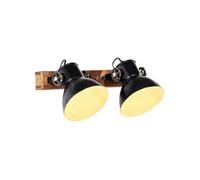 Lampe murale - vidaXL - Industrielle - Noir - E27 - 45x25 cm Noir G