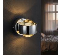 Lampe Murale LED Chambre En Verre UP & DOWN Spots En Chrome Big Light